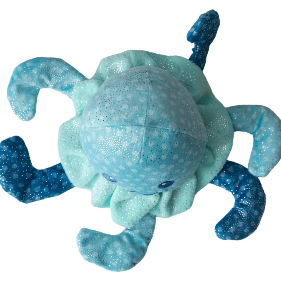 SnugArooz Jelly The Fish Plush Squeaker & Crinkle Dog Toy
