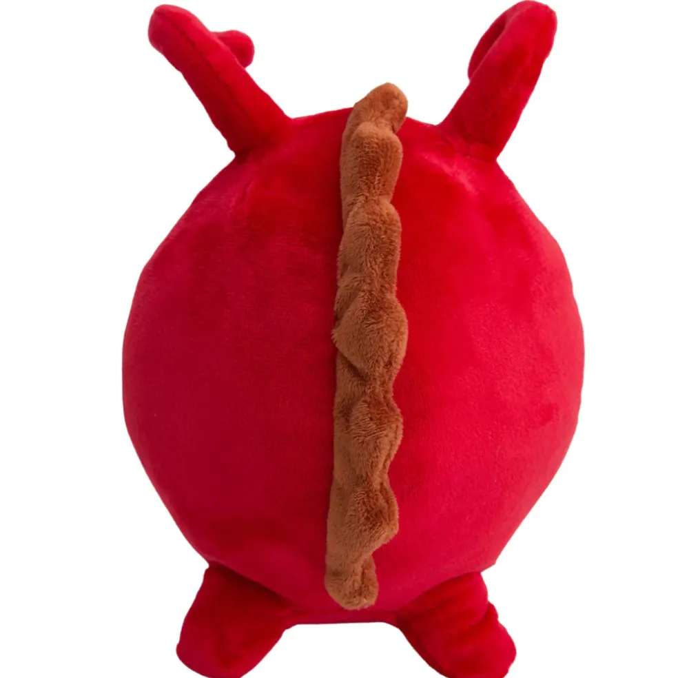 Snugarooz Just Jeff the Monster 2-in-1 Plush with Hidden Ball Dog Toy
