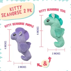 Snugarooz Kitty Seahorse with Catnip Cat Toys (2 Pack)