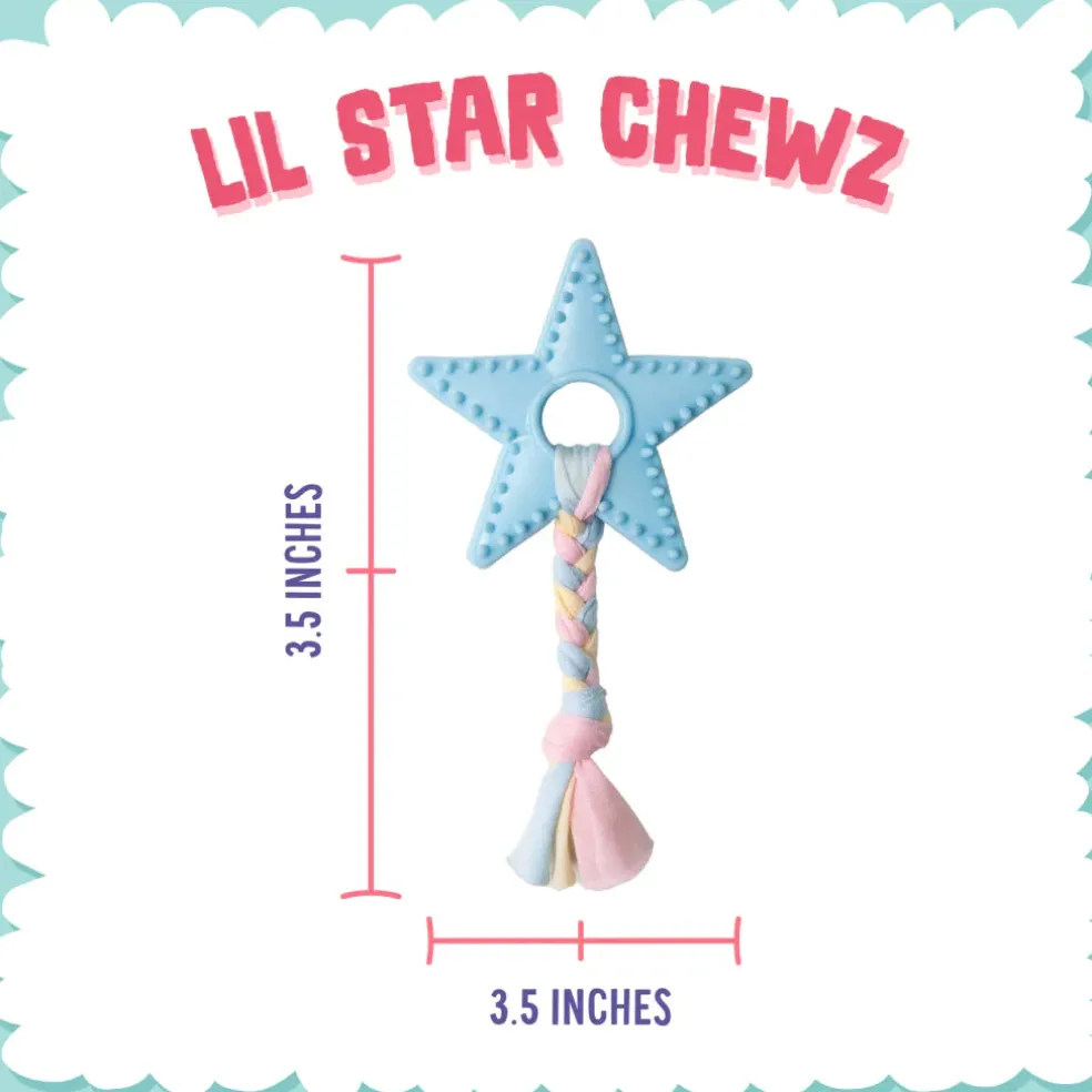 Snugarooz Lil Star Eco-Friendly Dog Chew Toy (7")