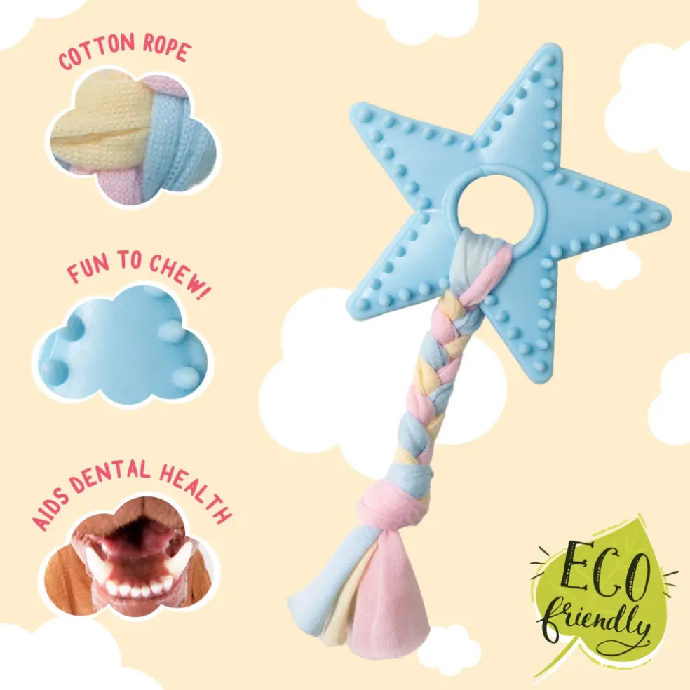 Snugarooz Lil Star Eco-Friendly Dog Chew Toy (7")