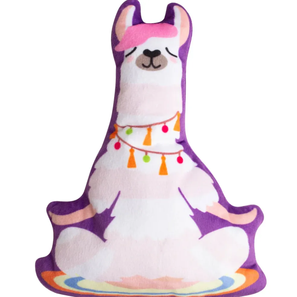 Snugarooz Llamaste Dog Crinkle Plush Toy (10")