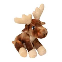 Snugarooz Marty the Moose Squeakers Crinkle Soft Plush Dog Toy (8")