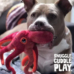 Snugarooz Olivia the Octopus Soft Durable Plush Dog Toy (11