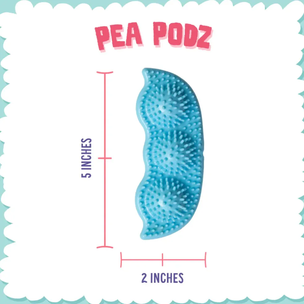 Snugarooz Pea Podz Chewer Dog Toy (5")