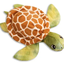 Snugarooz Shelldon the Turtle Green Dog Crinkle & Squeak Toy (10