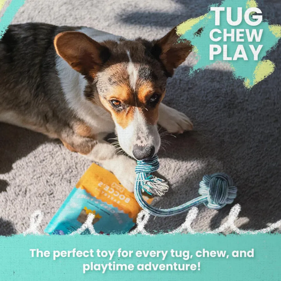 Snugarooz Spike-O-Mite Assorted Colors Dog Rope Toy (16")