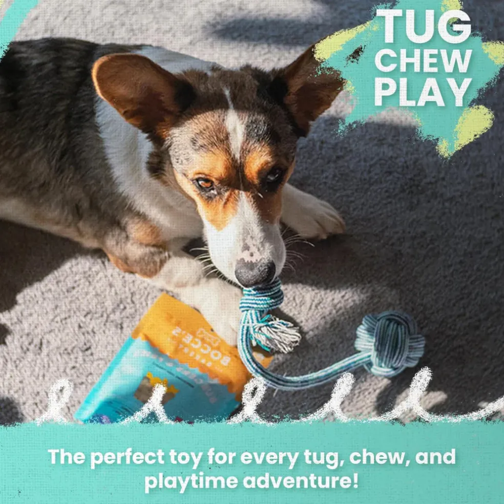 Snugarooz Spikey Beast Dog Rope Toy - Assorted Colors (24")