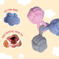 Snugarooz Try Me Knot Dog Rope Toy