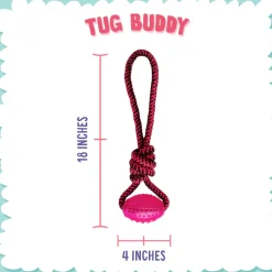 Snugarooz Tug Buddy Dog Toy -Assorted Colors (18