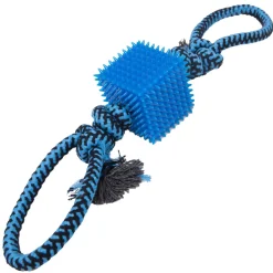 Snugarooz Tug-N-Cube Tug Dog Toy, Assorted Colors