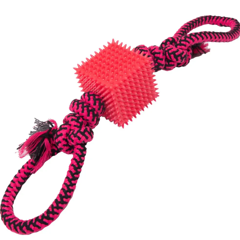Snugarooz Tug-N-Cube Tug Dog Toy, Assorted Colors