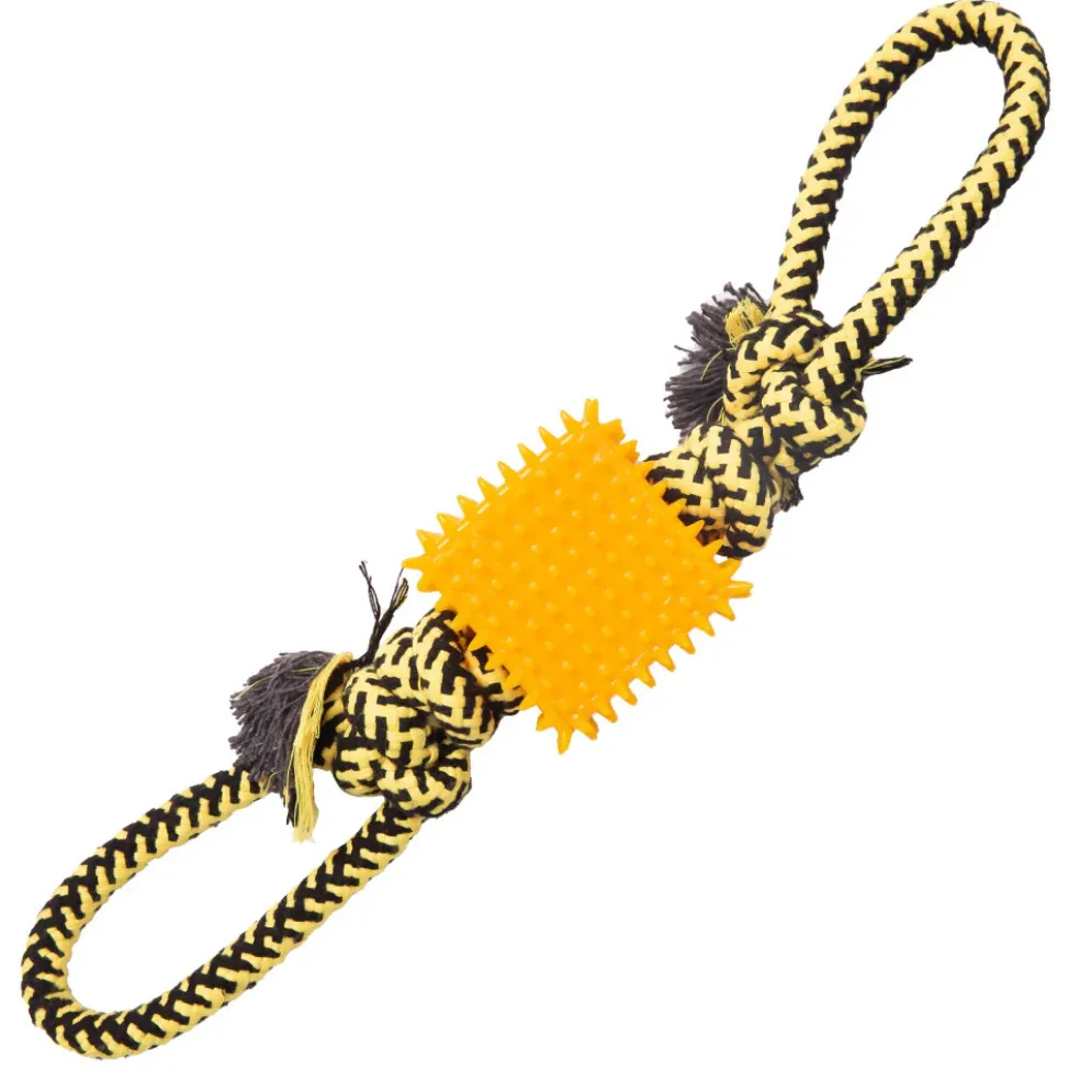 Snugarooz Tug-N-Cube Tug Dog Toy, Assorted Colors