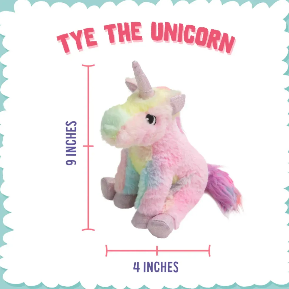 Snugarooz Tye Unicorn Plush Dog Toy (11")