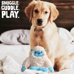 Snugarooz Yeti Squeaker and Crinkle Plush Dog Toy