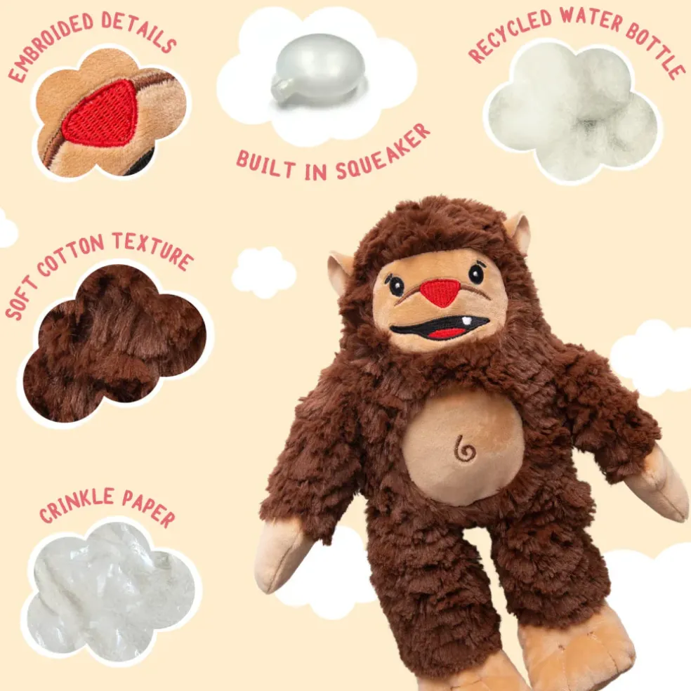 Snugarooz Young Billy Big Foot Dog Toy