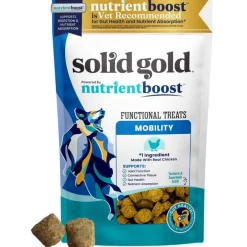 Solid Gold Mobility Support Chicken Soft & Chewy Hip & Joint Dog Treats, 5.2-oz pouch