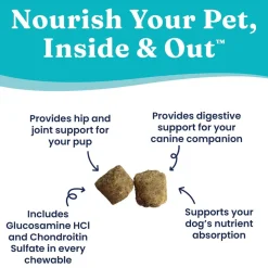 Solid Gold Mobility Support Chicken Soft & Chewy Hip & Joint Dog Treats, 5.2-oz pouch