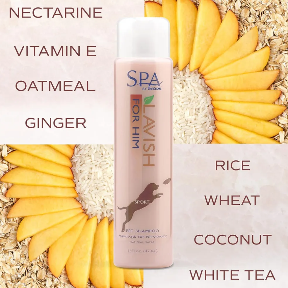 SPA by TropiClean Lavish For Him Shampoo for Pets (16oz)