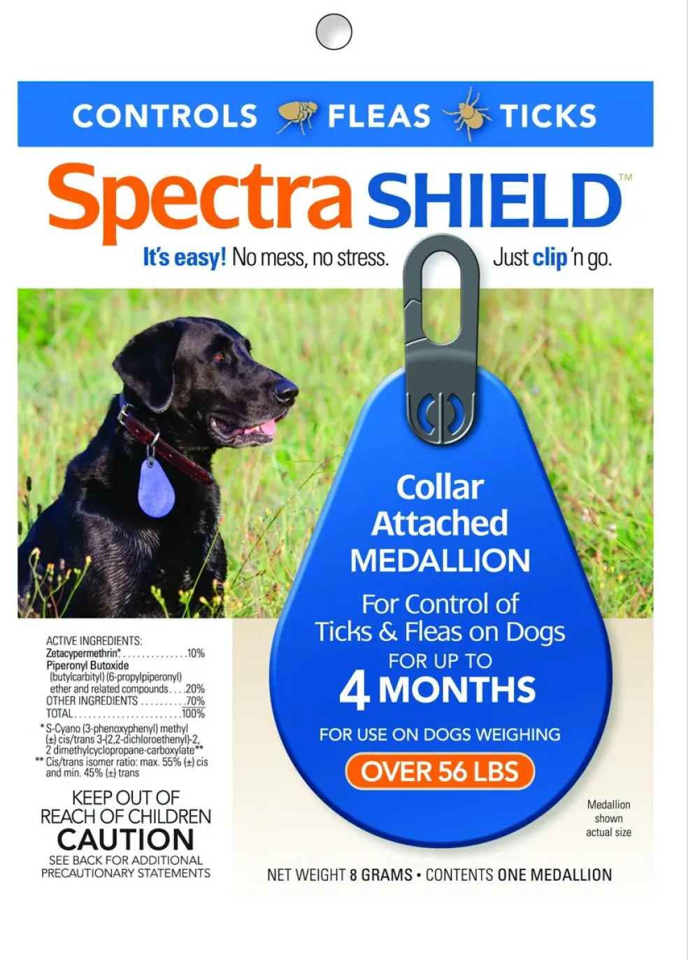 Spectra Shield Flea & Tick Collar Medallion for Dogs