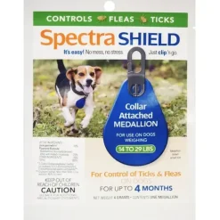 Spectra Shield Flea & Tick Collar Medallion for Dogs