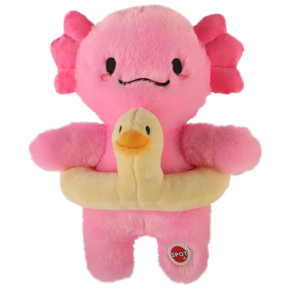Spot Axolotl Duck Floatie Dog Toy 10"