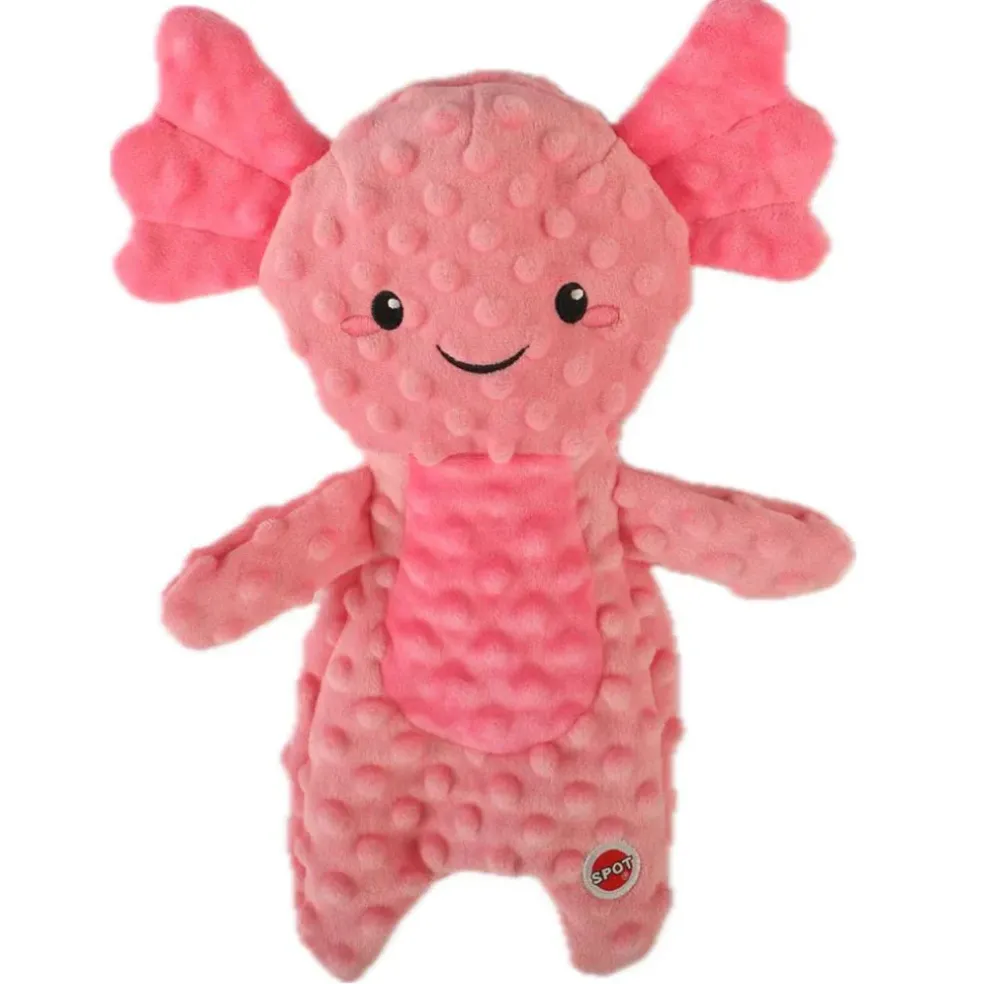 Spot Axolotl No Stuffing Dog Toy 14"