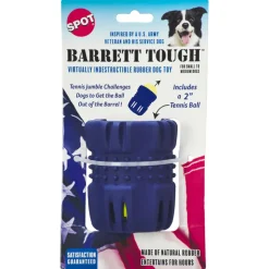 Spot Barrett Tough Tennis Jumble Dog Toy Blue, Small