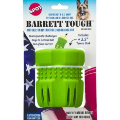 Spot Barrett Tough Tennis Jumble Dog Toy Green, Large