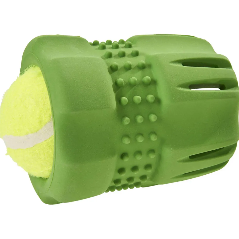 Spot Barrett Tough Tennis Jumble Dog Toy Green, Large