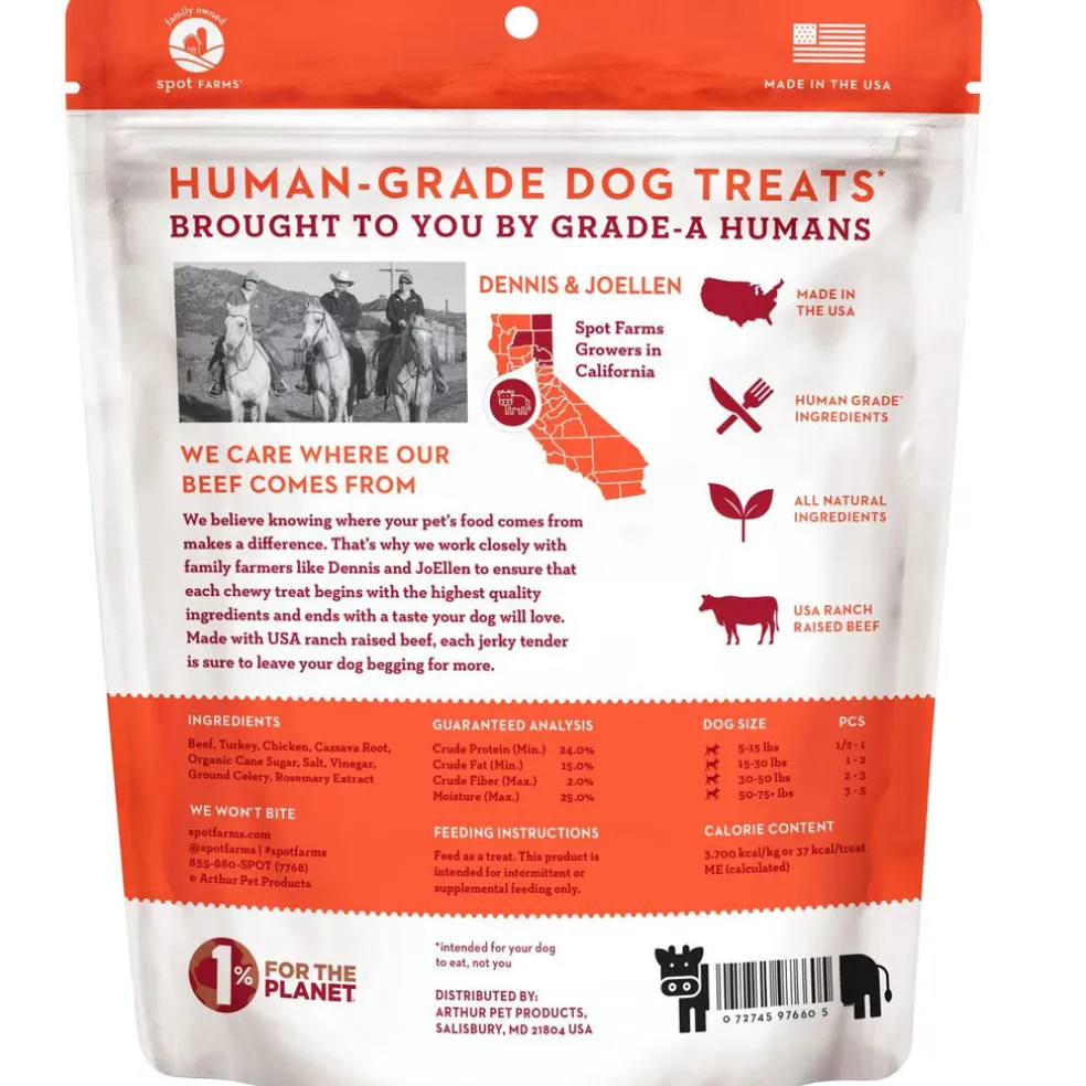 Spot Farms Basic Beef Jerky Tenders Dog Treats
