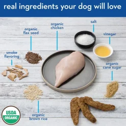 Spot Farms Organic Chicken Tenders Dog Treats, 11-oz