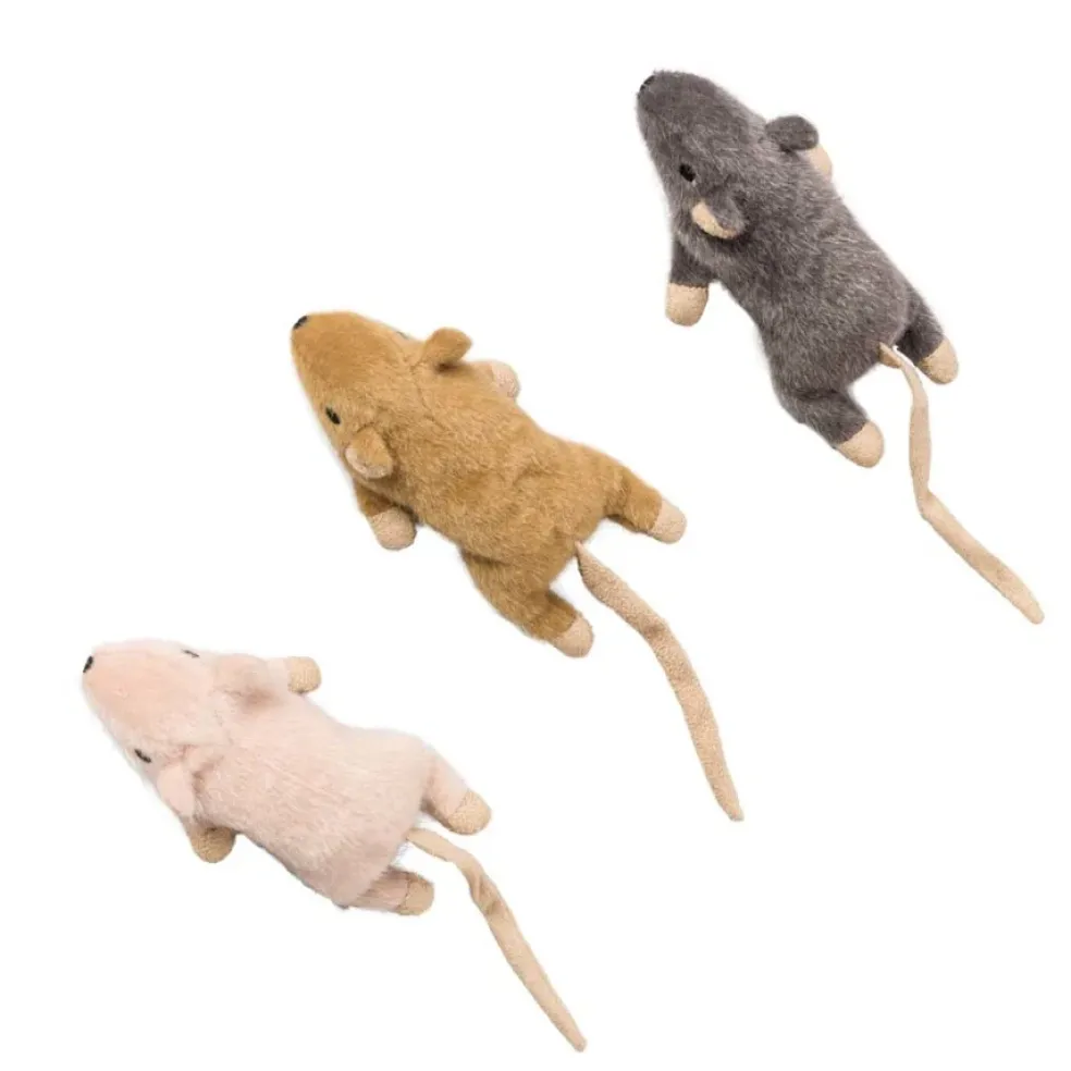 Spot Flat Mouse Frankie with Nip Catnip Toy, Assorted Colors
