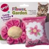 Spot Flower Garden Crinkly Catnip Cat Toys, assorted colors (2 pack)