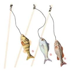 Spot Gone Fishin Teaser Wand Catnip Toy Assorted, 1 Count