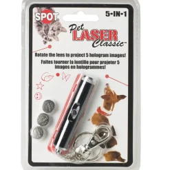 Spot Laser Classic 5-in-1 Cat &Dog Toy Silver, One Size