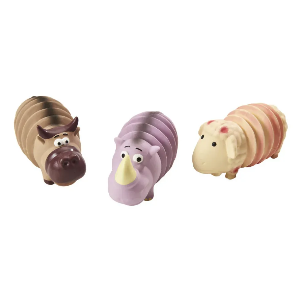 Spot Latex Animals Dog Toy, Assorted, 7.5-in