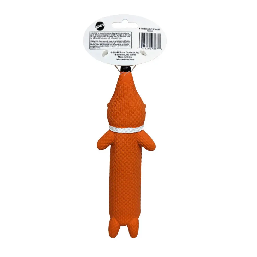 Spot Latex Friends Dog Toy, Assorted, 9-in