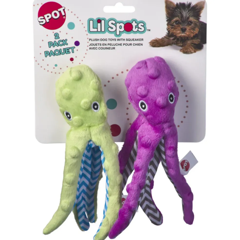 Spot Lil Spots Octopus Toy for Dogs 8" (Assorted Colors)