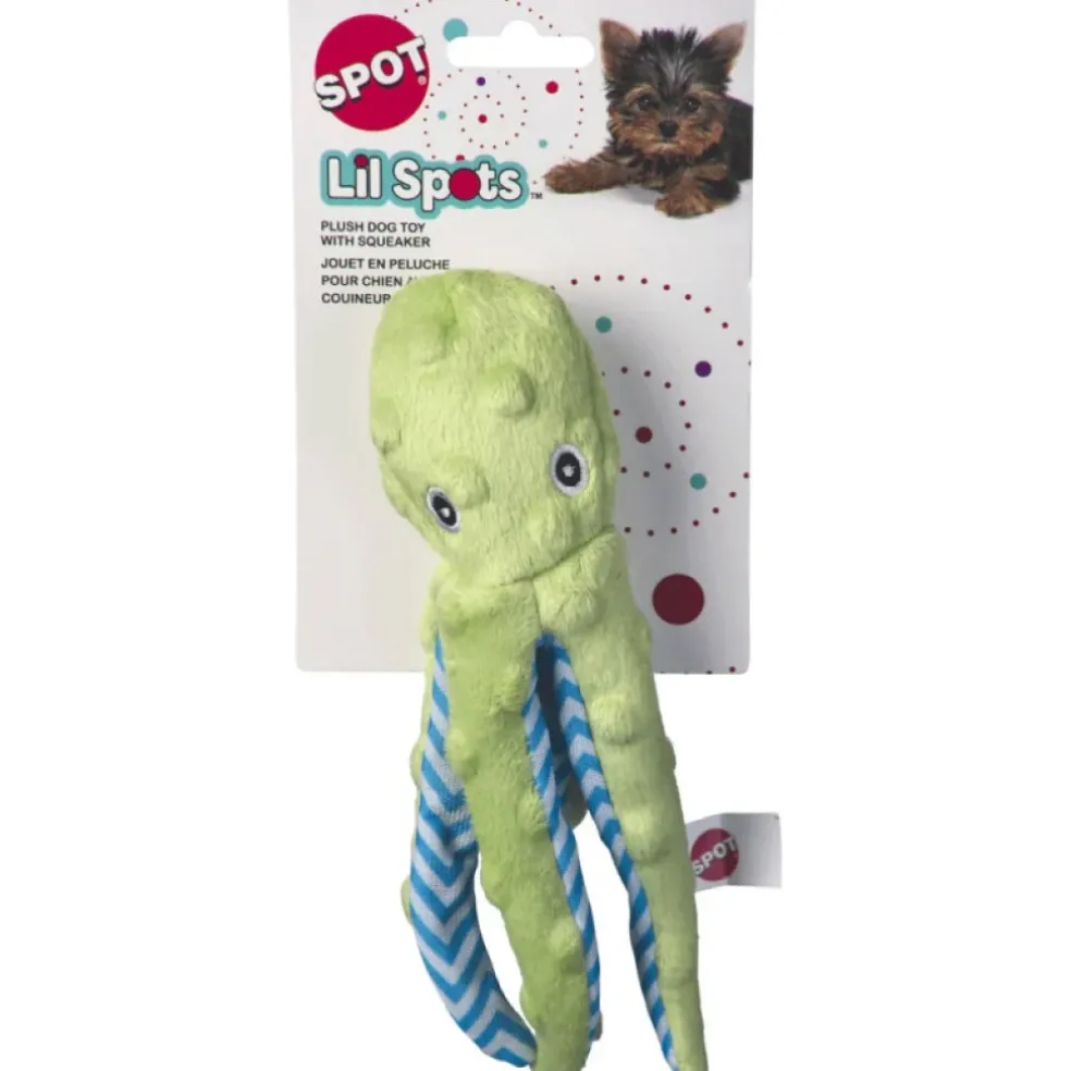 Spot Lil Spots Octopus Toy for Dogs 8" (Assorted Colors)