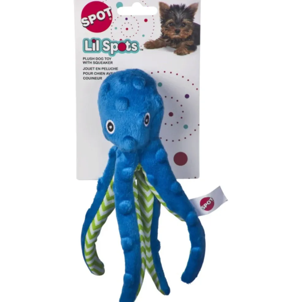 Spot Lil Spots Octopus Toy for Dogs 8" (Assorted Colors)