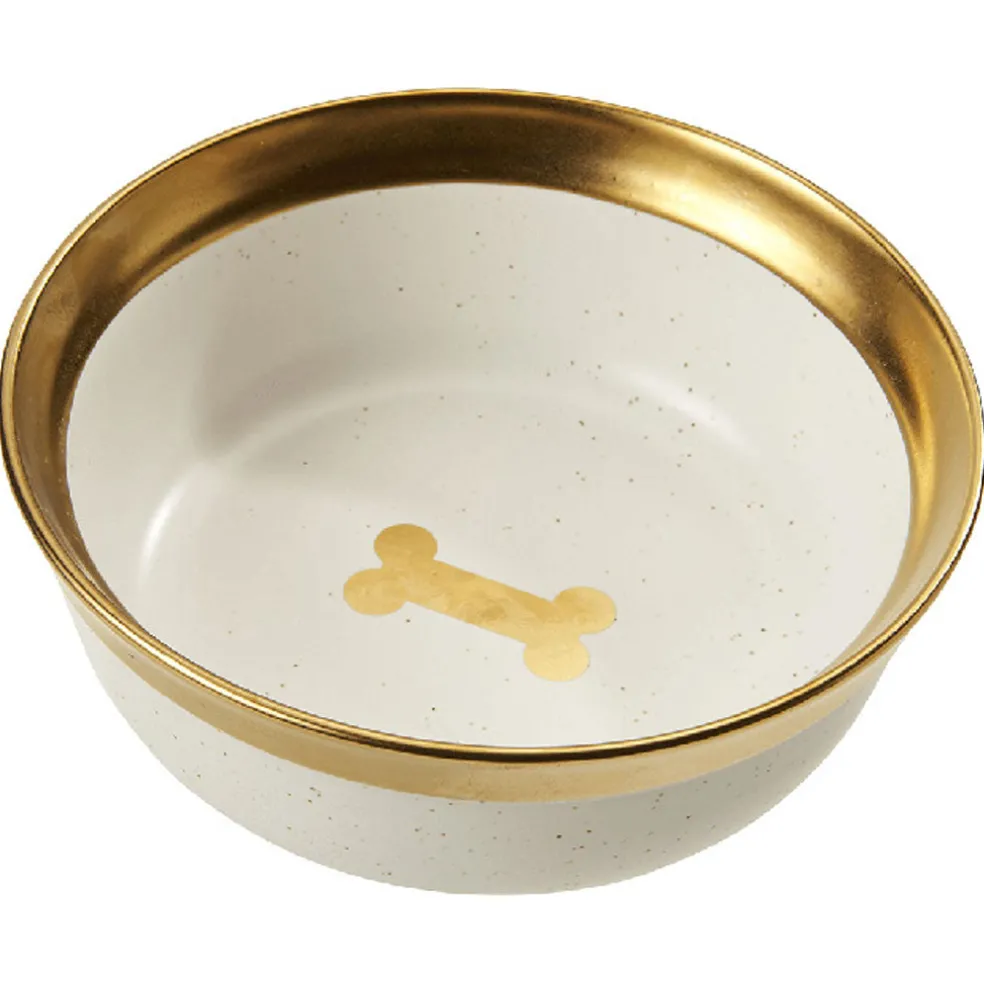 Spot Malibu Dog Dish Gold, 5"