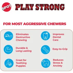 Spot Play Strong Dog Toy Stick (12")