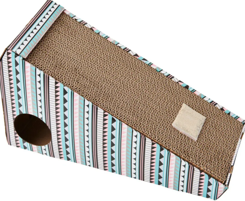 Spot Ramp Scratcher For Cats (Assorted Colors)