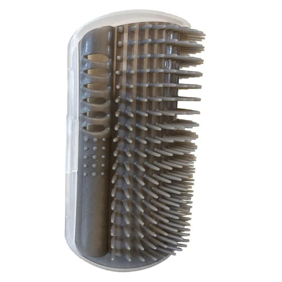 Spot Silver Vine Self Groomer For Cats, Grey 5"