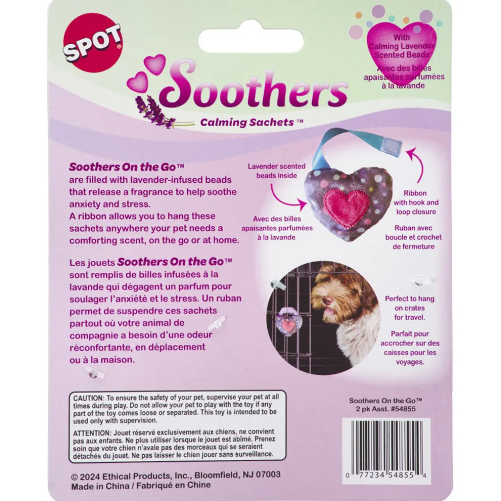 Spot Soothers Calming Sachets On The Go for Dogs Assorted, 3" 2-pack