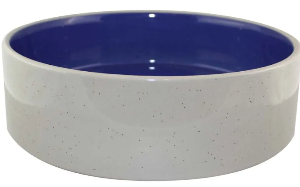 Spot Stoneware Crock Dish For Dogs, Blue