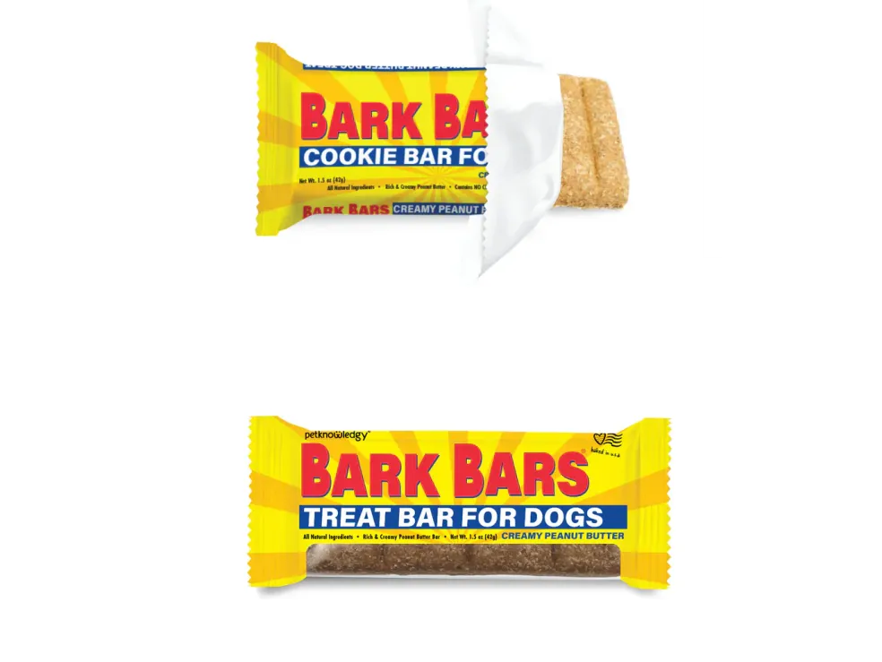 Spunky Pup Bark Bars Variety Pack Dog Treats, 6-oz