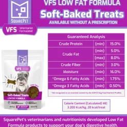 SquarePet VFS Low Fat Formula Soft Baked Dog Treats (6 oz)
