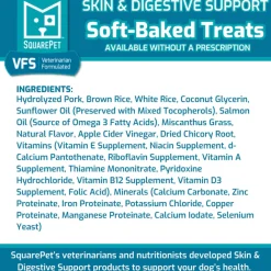 SquarePet VFS Skin & Digestion Support Soft Baked Dog Treats (6 oz)